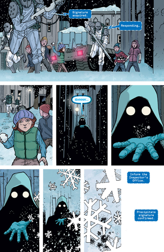 Illustration for article titled Exclusive Image preview: A climate change thriller begins in Snowfall #1